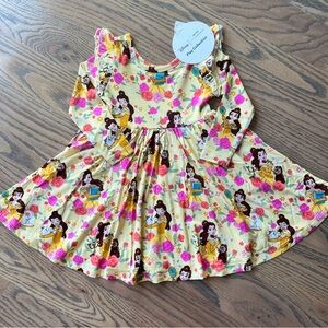 NWT Littlw Sleepies Disney Belle Twirl Dress Size 2T